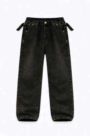 OREE Adjustable Dirty Green - Baggy Jeans